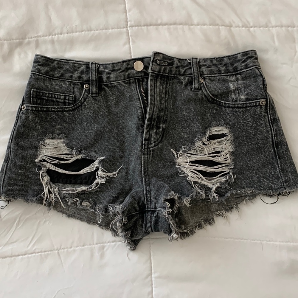 Gray Ripped Jeans